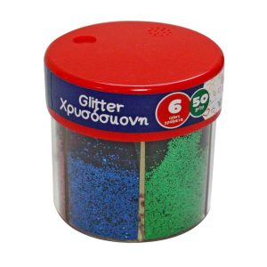 Sclipici pudra, 6 culori, 50gr