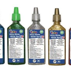 Alternative view of Lipici cu sclipici, 35ml, 5 culori