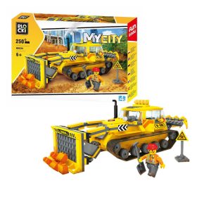 Joc constructie Blocki MyCity, Buldozer, 250 piese