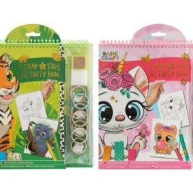 Carte cu activitati si stampile , Grafix