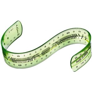 Alternative view of Rigla plastic 30 cm Spree, flexibila