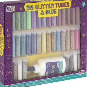 Set sclipici 36x10g+lipici 120ml , Grafix