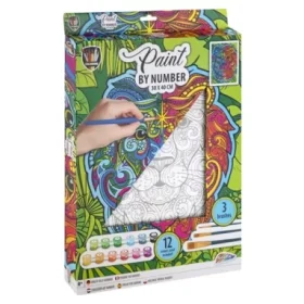 Set creativ pictura numere ,panza 30×40cm, 12 guase , 3 pensule, Grafix