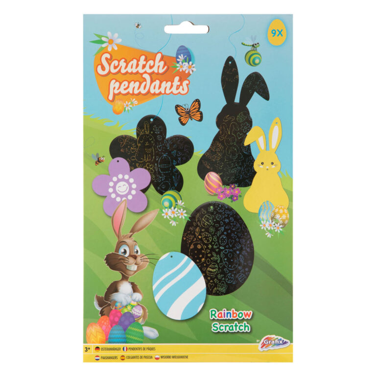 Scratch rainbow 8.5 cm , Grafix 3 Scratch rainbow 8.5 cm , Grafix