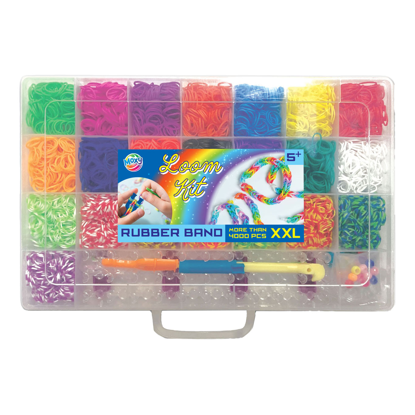Set creativ-Cutie Kit elastice bratari , Grafix 3 Set creativ-Cutie Kit elastice bratari , Grafix