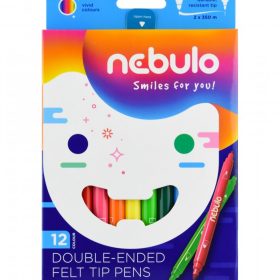 Carioci 12 culori  doua capete, Nebulo