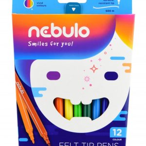 Set carioci, 12 culori, Nebulo