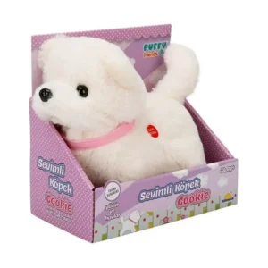 Jucarie de plus  Cookie Puffy Friends -catel plus cu sunete , Sunman