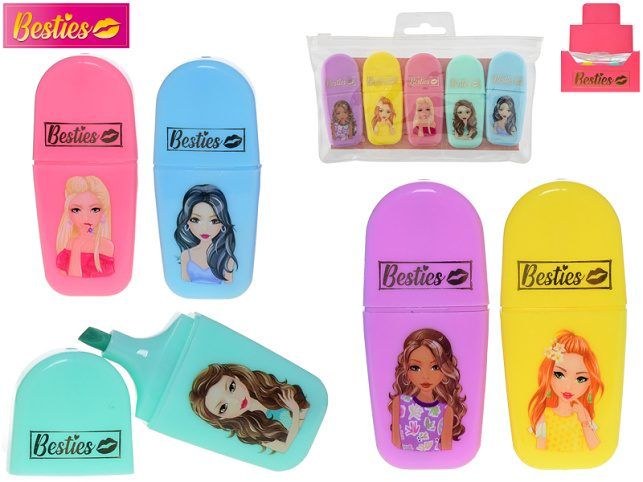 Set 5 mini evidentiatoare , Grafix 3 Set 5 mini evidentiatoare , Grafix