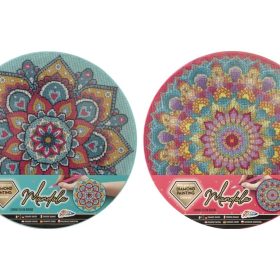 Pictura cu diamante - set pictură cu diamante Mandala rotundă, Grafix