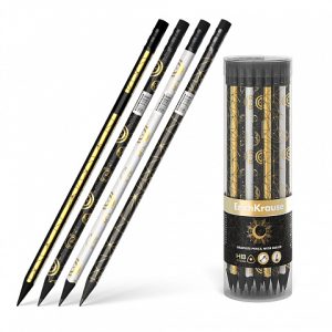 Creion grafit ErichKrause cu guma triunghiular magic Sky