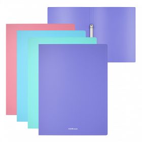 Caiet mecanic plastic ErichKrause Pastel A4-2 inele , 24mm