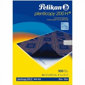 Indigo Pelikan, 200h din A4, 100 coli, culoare albastră