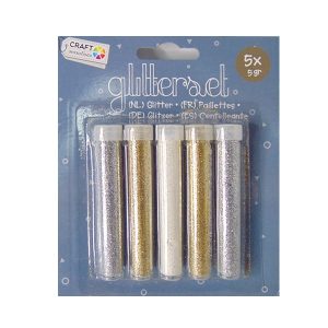 Set glitter 5 tuburi , Grafix