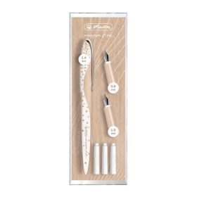 Stilou My.Pen Style caligrafie+3 penițe Pure Glam cutie elegantă din plastic