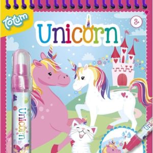 Carte picteaza cu apa Unicorn