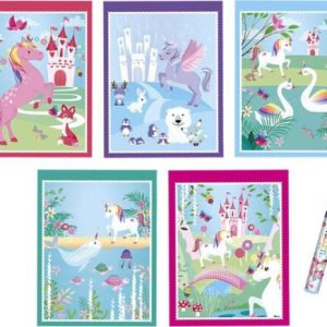 Alternative view of Carte picteaza cu apa Unicorn