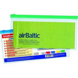 Mapa cu fermoar din plastic DL, ErichKrause