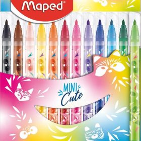 Carioci Maped Mini Cute, 12 culori