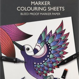 Marker +foi colorat 25x35cm 16 pcs , Grafix