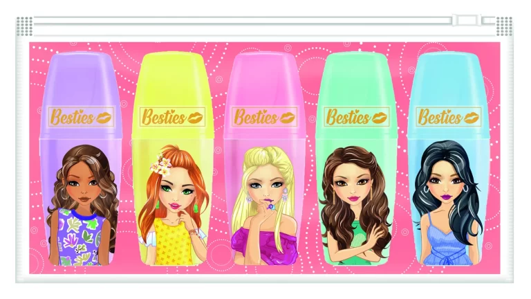 Set 5 mini evidentiatoare , Grafix 4 Set 5 mini evidentiatoare , Grafix - imagine 2