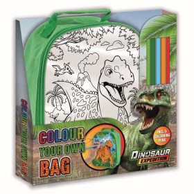 Coloreaza geanta Dino+5 carioca , Grafix