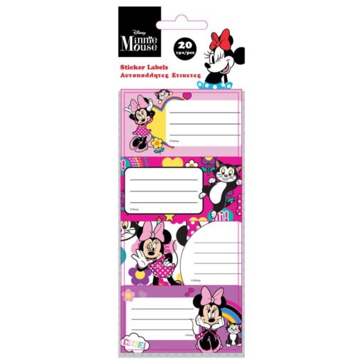 Etichete 20/set Disney Minnie 3 Etichete 20/set Disney Minnie