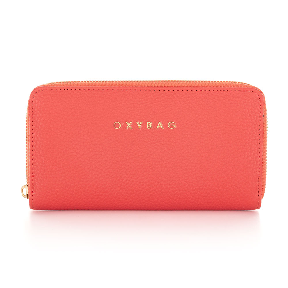 Portofel dama piele ecologica Mony OxyLady Coral 3 Portofel dama piele ecologica Mony OxyLady Coral
