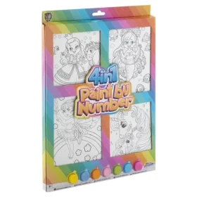 Pictura pe numere 4in1 , Grafix