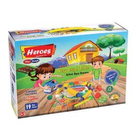 Set Plastilina play dough pizza, 4x40 gr