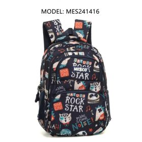 Ghiozdan mediu ,pregatitoare 14,5″ Rock Star Mesco