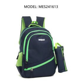 Ghiozdan mare+penar gimnaziu/liceu 18″ Albastru