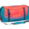 OMBRE NEON ORANGE AND BLUE