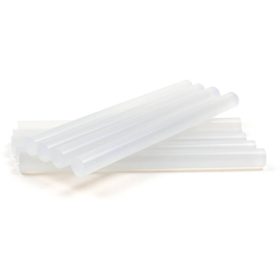 Set 10 baghete silicon transparent MARI, 1,1cmx27cm, pentru pistolul de lipit