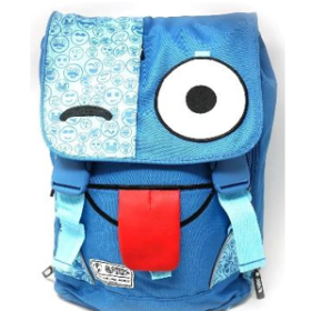 Ghiozdan extensibil Spirit Smile 42x33x21 Albastru