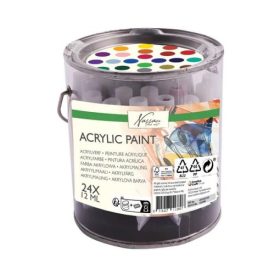 Tempera acrilic 24culorix12ml , Grafix