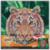 Set creativ cu diamante rotunde pe panza Diamond Painting 30x30 cm Grafix GR260011 BBJGR260011 Tigru 1