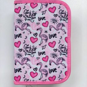 Penar 1 fermoar 2 extensii echipat , Love Flamingo