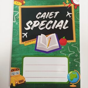 Caiet special A5, hartie de 70g, 48 de pagini, dictando