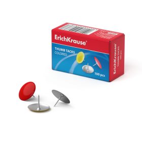 Pioneze color, 100 bucati/cutie ErichKrause