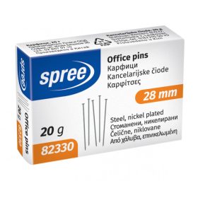 Ace cu gamalie Spree,  28mm lungime, 25 buc/cutie