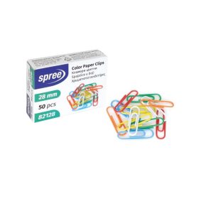 Agrafe din plastic Spree, 28 mm, 30 buc/cutie