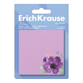 Notes adeziv 75x75mm , 50 foi Pastel Bloom ErichKrause