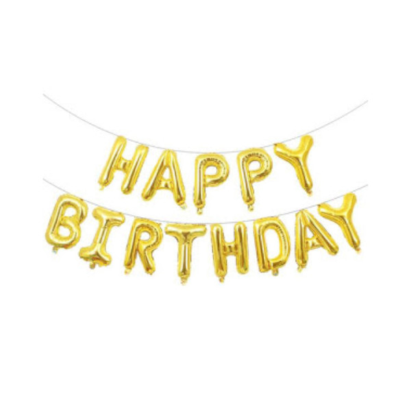 Set baloane folie "Happy Birthday" 40cm 3 Set baloane folie "Happy Birthday" 40cm