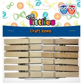 Carlige de lemn, 48mm, 12 buc/set