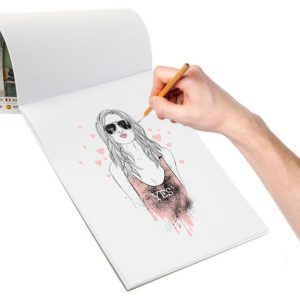 Alternative view of BLOC SCHITE Foi colorat A4-80 foi, Grafix