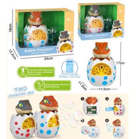 Jucarie dinozaur cu baloane de sapun, cu baterii