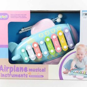 Jucarie xilofon, in forma de avion