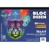 bloc desen a4 design animale hartie aquarel 180g 16coli 1