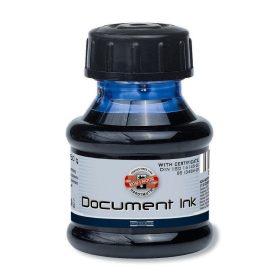 Cerneala permanenta stilou pentru documente Koh-I-Noor, culoare negru, 50g